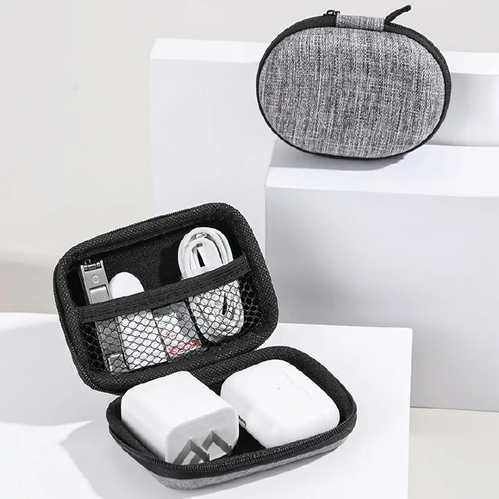 Digital storage bag, portable data cable storage box, charger, power cord, hard disk protection case, headphone, USB drive storage bag