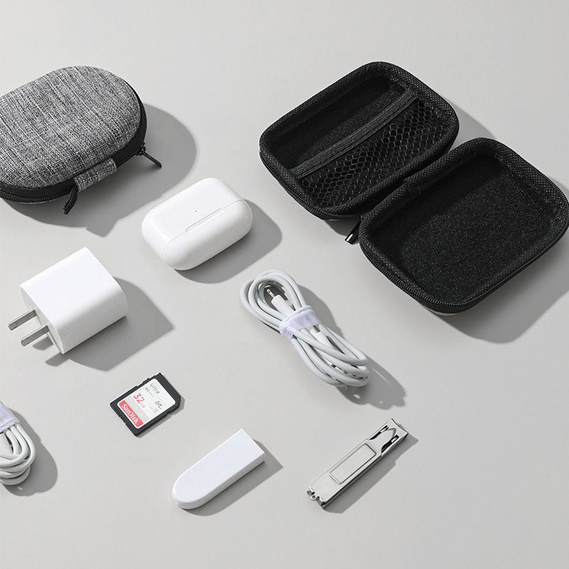Digital storage bag, portable data cable storage box, charger, power cord, hard disk protection case, headphone, USB drive storage bag