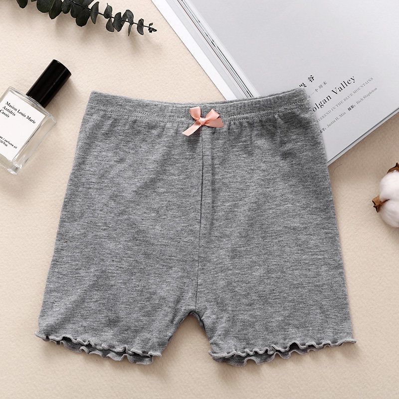 New Summer Girls' Modal Safety Pants, Anti exposure, Children's Bow Three piece Pants, leggings, Girls' Underwear