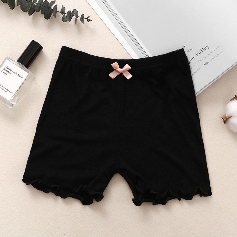 New Summer Girls' Modal Safety Pants, Anti exposure, Children's Bow Three piece Pants, leggings, Girls' Underwear