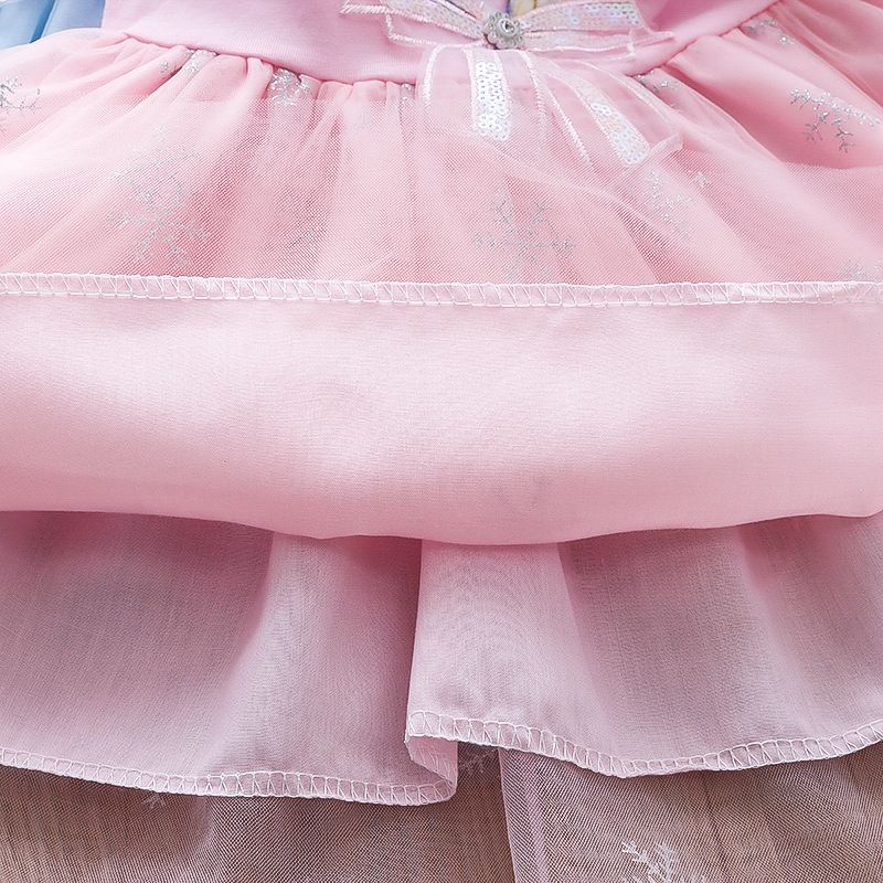 Girls' summer dress new Korean version girls' bow vest dress children's princess dress trendy children's clothing