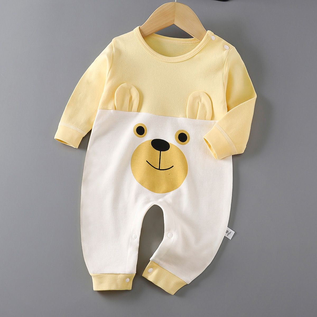 Baby jumpsuit spring and autumn new style Ha Yi long sleeved pure cotton crawling clothes baby clothing baby clothes