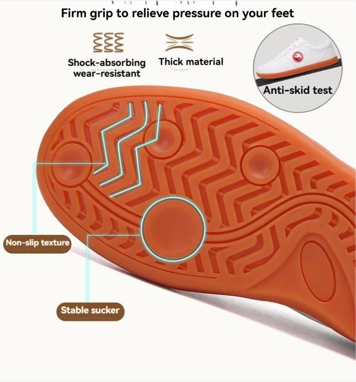 Men's sports shoes, running shoes, cow tendon sole, soft and non slip, Taekwondo and martial arts practice shoes