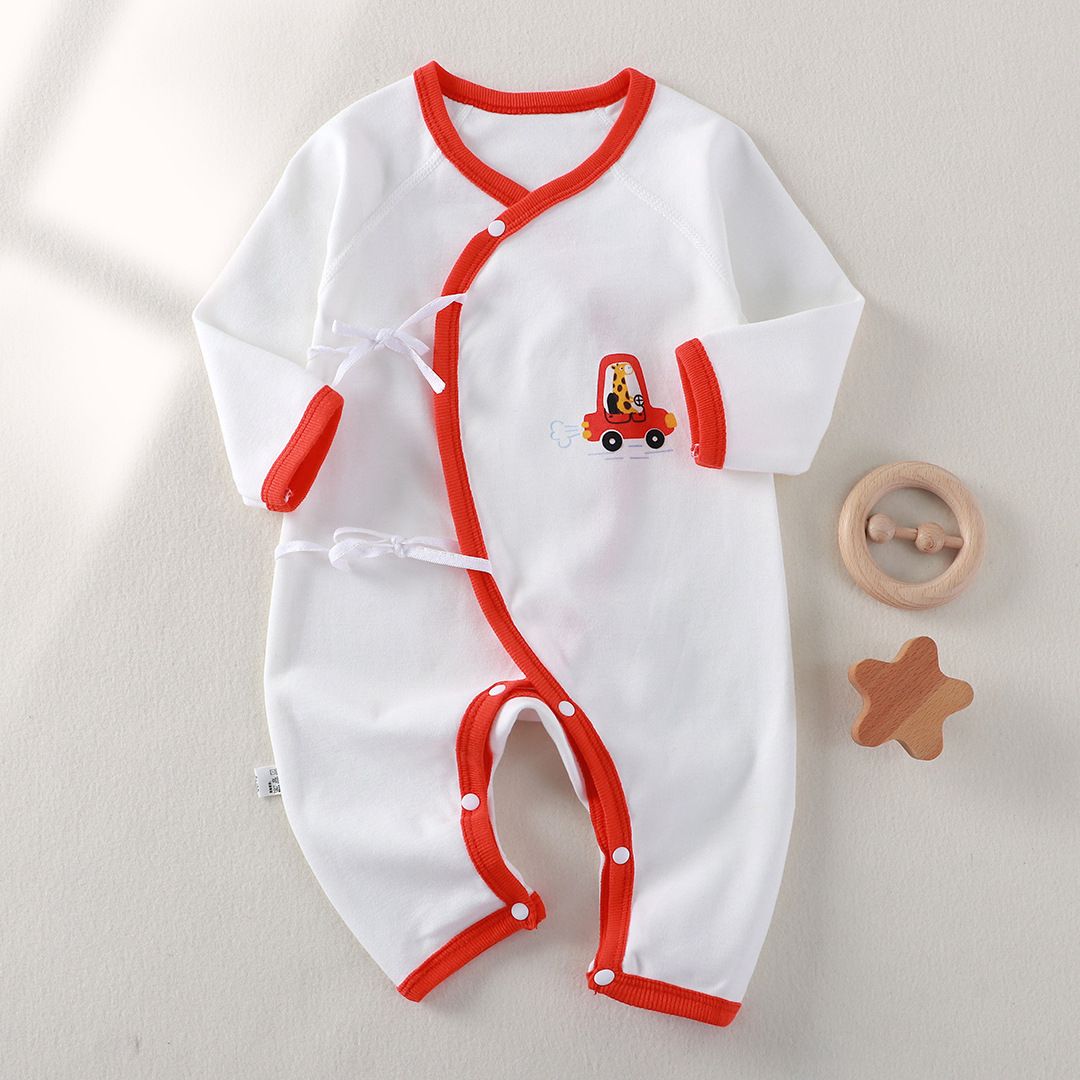 New Butterfly Ha Yi Newborn Baby jumpsuit 0-3-6 months pure cotton baby crawling suit jumpsuit