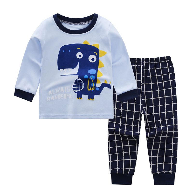 Autumn/Winter New Arrival Children's Baby Underwear Sets Infant Sweatpants and Sweatshirts Pure Cotton Boys' and Girls' Homewear