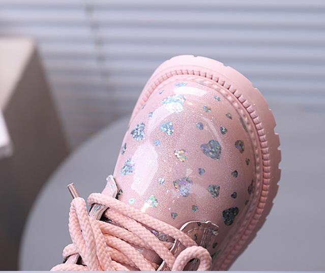 Children's Spring and Autumn Fashion British Short Boots, Boys' Side Zipper Fashion Martin Boots, Children's Shoes