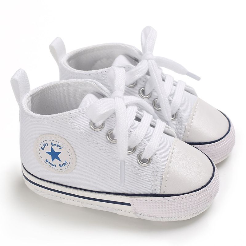 Baby Shoes Spring and Autumn Collection 0-1 Year Old Baby Shoes Soft soled Star Canvas Sneakers