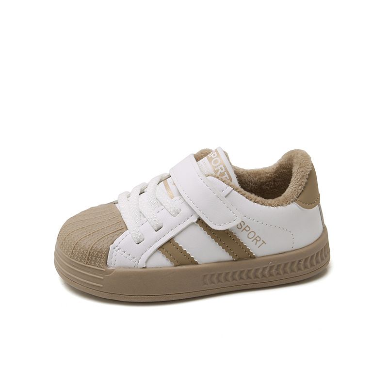 Spring baby walking shoes, children's kindergarten white shoes, baby shoes, board shoes, breathable shoes for boys and girls