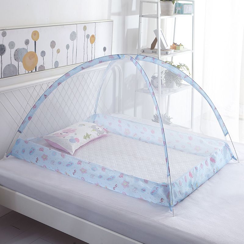 Children's mosquito net bottomless foldable magic installation free Mongolian yurt baby crib floor mosquito cover