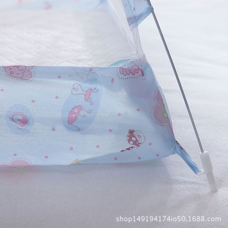 Children's mosquito net bottomless foldable magic installation free Mongolian yurt baby crib floor mosquito cover