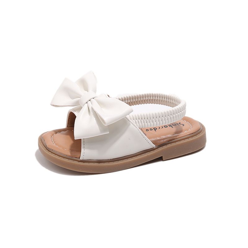 Summer New Style Girls' Bow Fashion Sandals Children's Shoes Princess Shoes Soft soled Non slip Shoes Beach Shoes