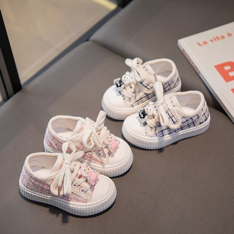 1-3 to 6 years old autumn breathable walking shoes, children's canvas shoes, boys' board shoes, baby shoes, girls' cloth shoes
