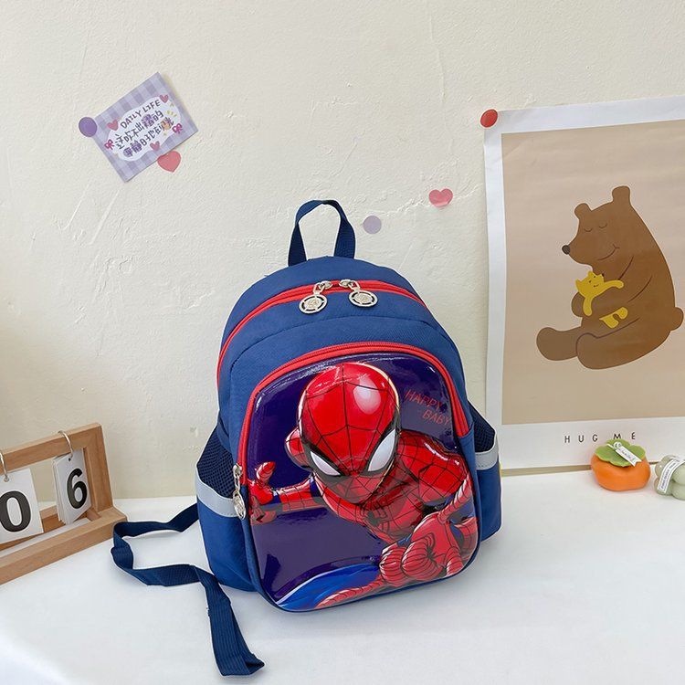 Children's backpack kindergarten boys 3-6 years old boys' backpack cartoon outdoor anti lost backpack