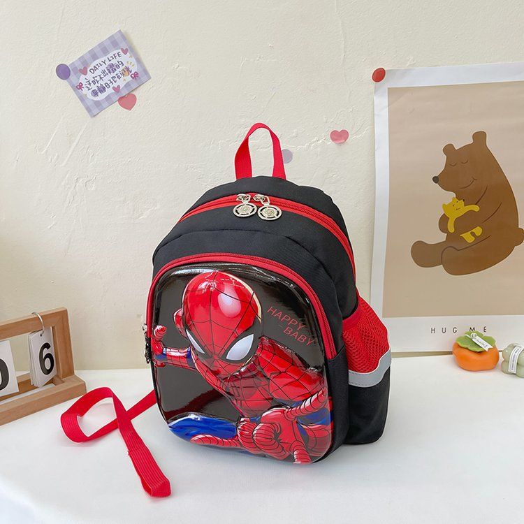 Children's backpack kindergarten boys 3-6 years old boys' backpack cartoon outdoor anti lost backpack