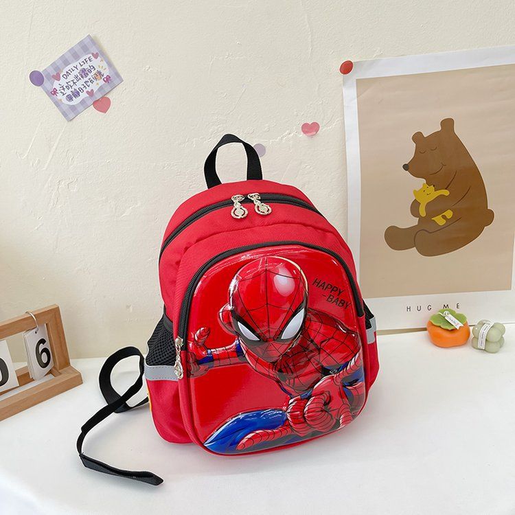Children's backpack kindergarten boys 3-6 years old boys' backpack cartoon outdoor anti lost backpack