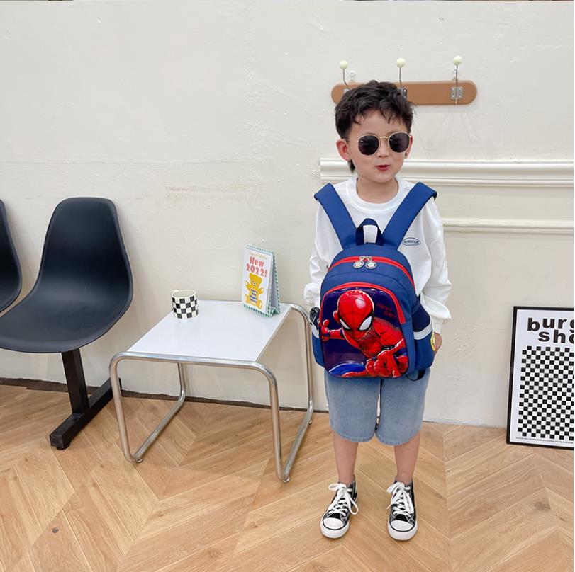 Children's backpack kindergarten boys 3-6 years old boys' backpack cartoon outdoor anti lost backpack