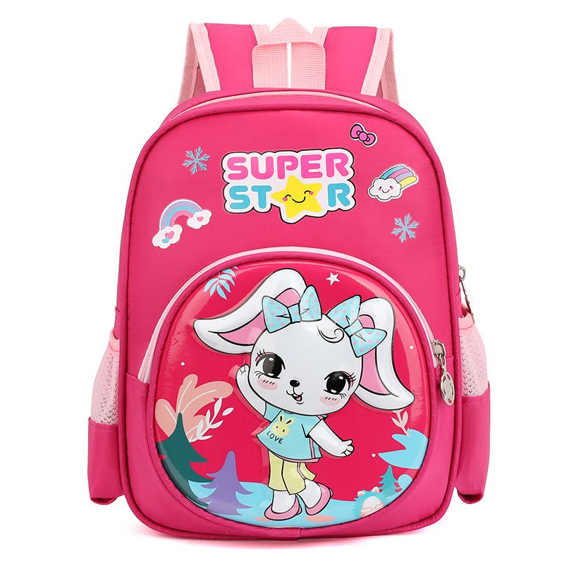 12 inch backpack for boys aged 3-10, 3D hard shell Spider Man cartoon cute female student backpack