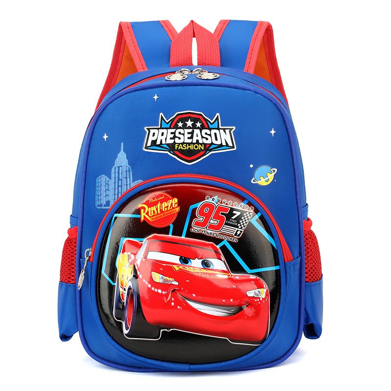 12 inch backpack for boys aged 3-10, 3D hard shell Spider Man cartoon cute female student backpack