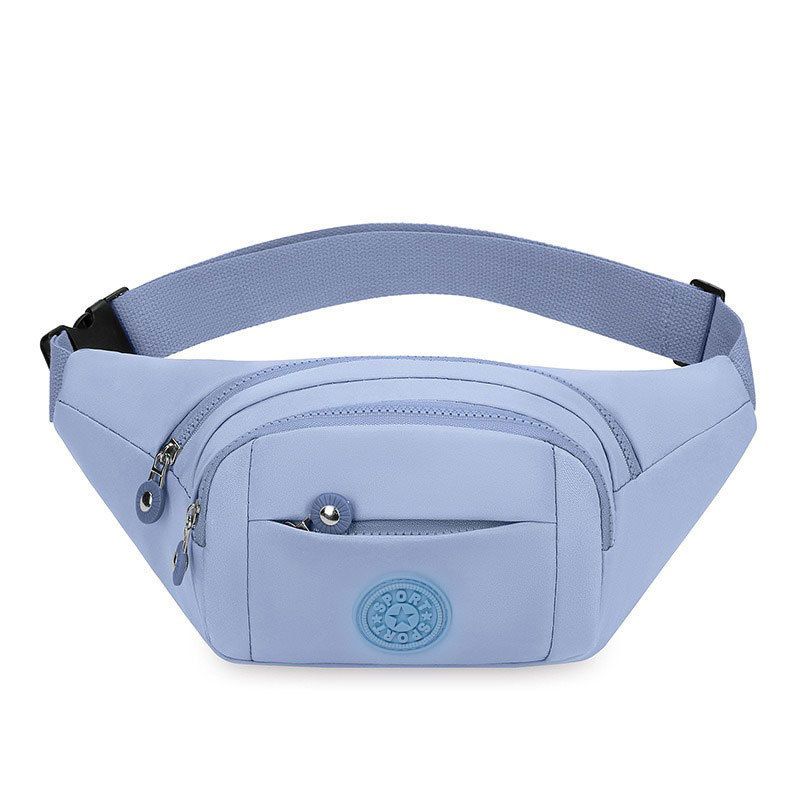 Large capacity casual crossbody chest bag, lightweight mobile phone bag, cash register wallet, foreign trade new women's waist bag
