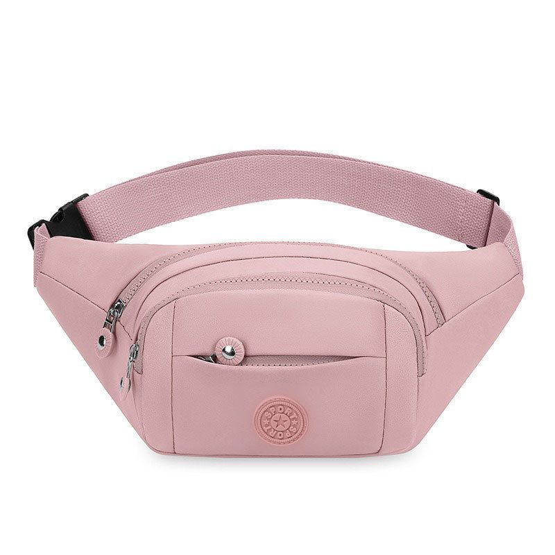 Large capacity casual crossbody chest bag, lightweight mobile phone bag, cash register wallet, foreign trade new women's waist bag
