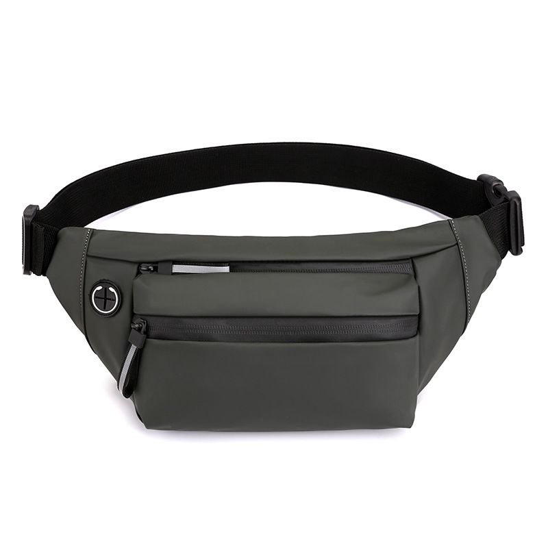 Fashionable men's chest bag, waist bag, sports waterproof crossbody bag, outdoor multifunctional mobile phone bag