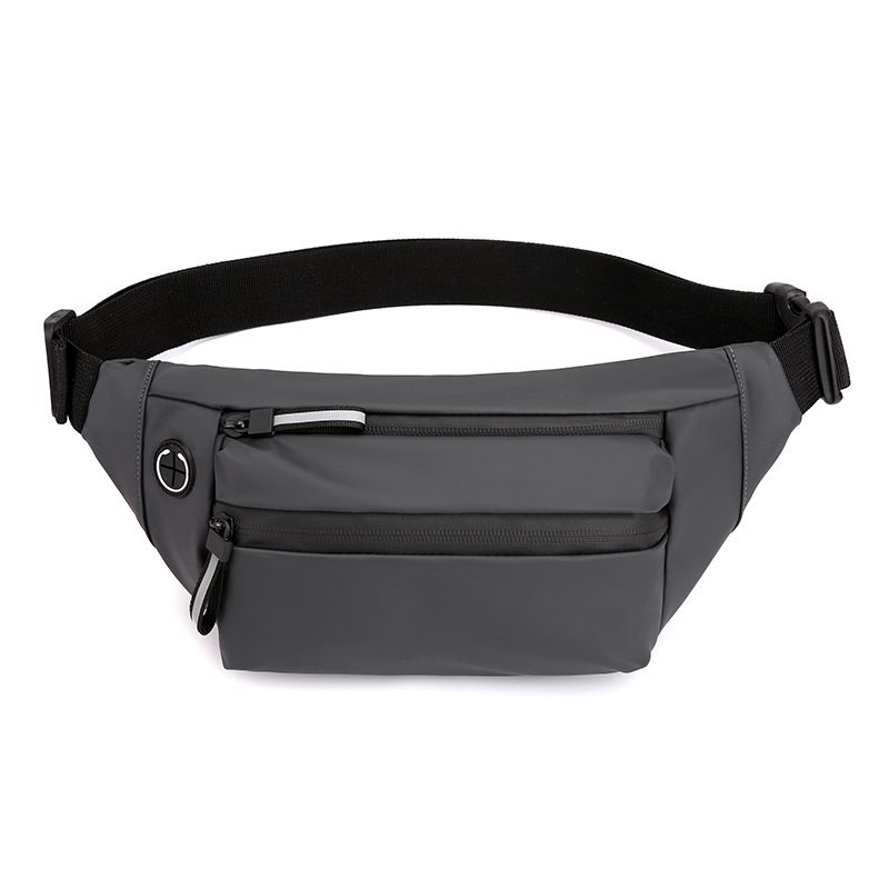 Fashionable men's chest bag, waist bag, sports waterproof crossbody bag, outdoor multifunctional mobile phone bag