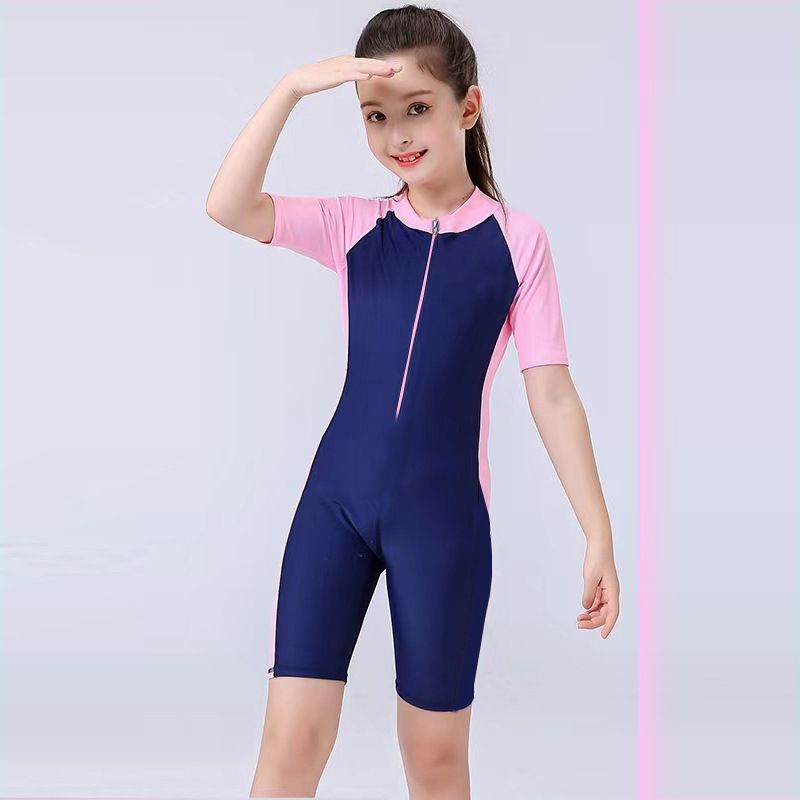 4-16 year old children's swimsuit, men's and women's one-piece training suit, swimsuit set for adults, teenagers, and girls
