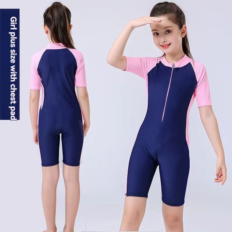 4-16 year old children's swimsuit, men's and women's one-piece training suit, swimsuit set for adults, teenagers, and girls