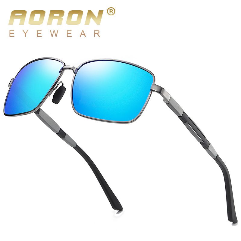 New Men's Metal Polarized Sunglasses Fashion Box Driver Night Vision Glasses Anti UV Sunglasses