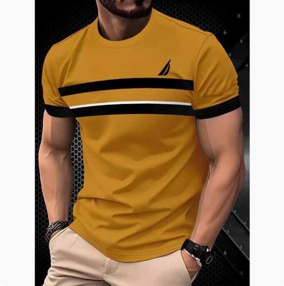 Spring and Autumn New Men's Zipper Collar Short Sleeve Shirt Polo Polo Polo Shirt Men's Wear