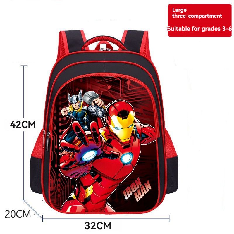 Cartoon backpacks for boys and girls, student backpacks, elementary school girls, kindergarten backpacks