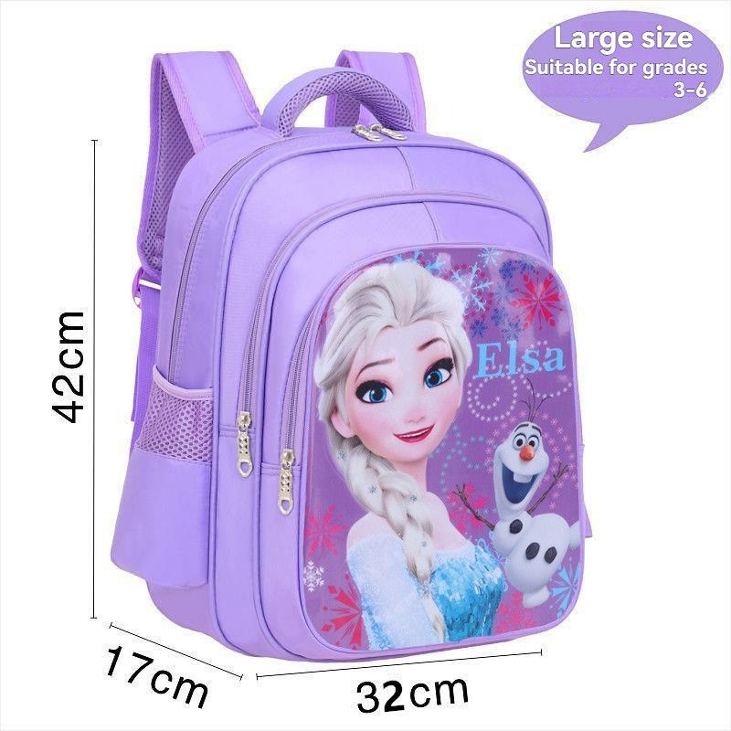 Cartoon backpacks for boys and girls, student backpacks, elementary school girls, kindergarten backpacks