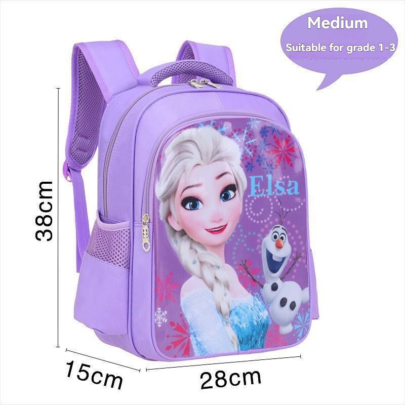 Cartoon backpacks for boys and girls, student backpacks, elementary school girls, kindergarten backpacks