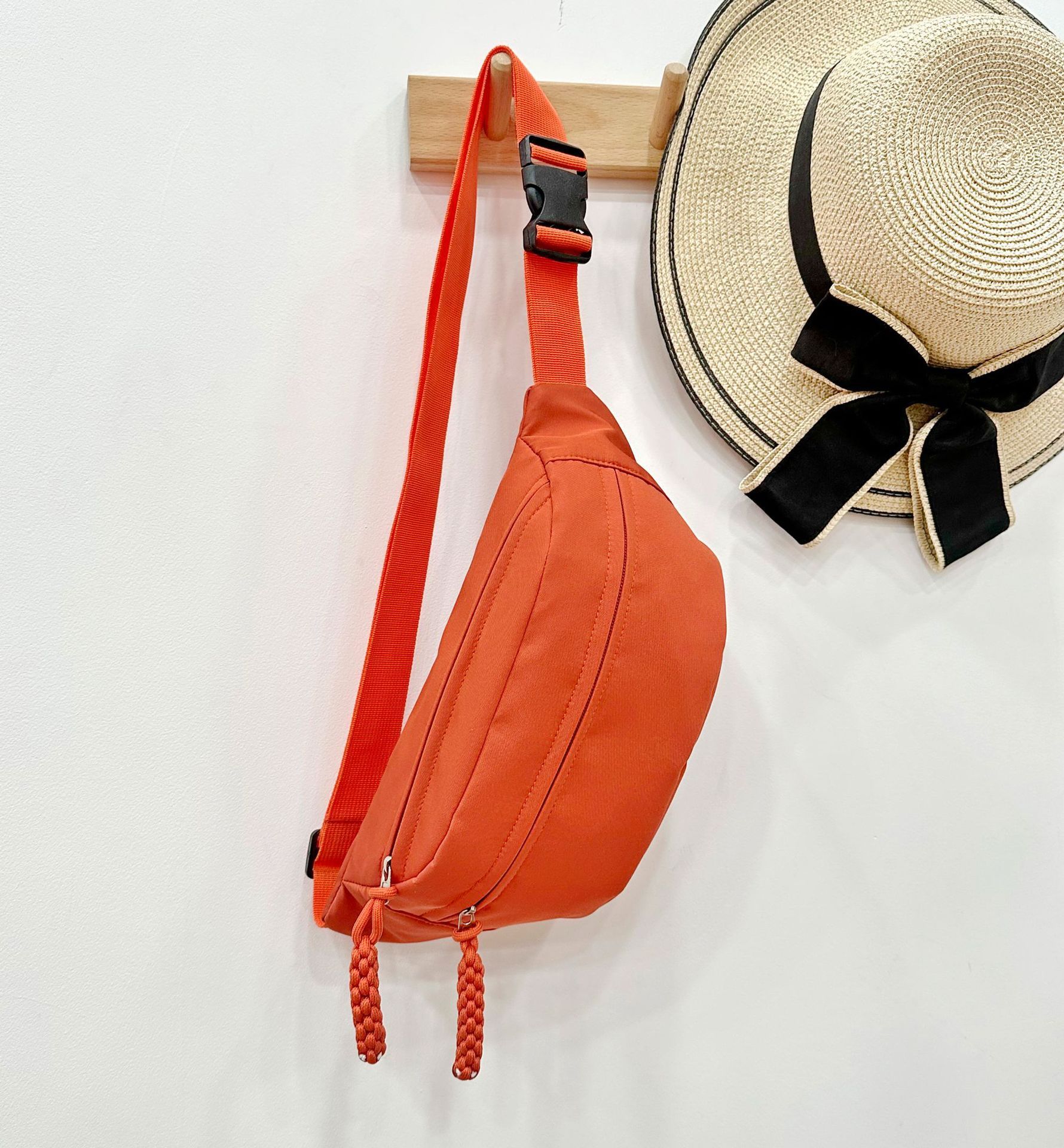 Chest bag, crossbody bag, women's casual simple single shoulder small shoulder bag, new fashionable mobile phone bag, hundred waist bag, men's bag