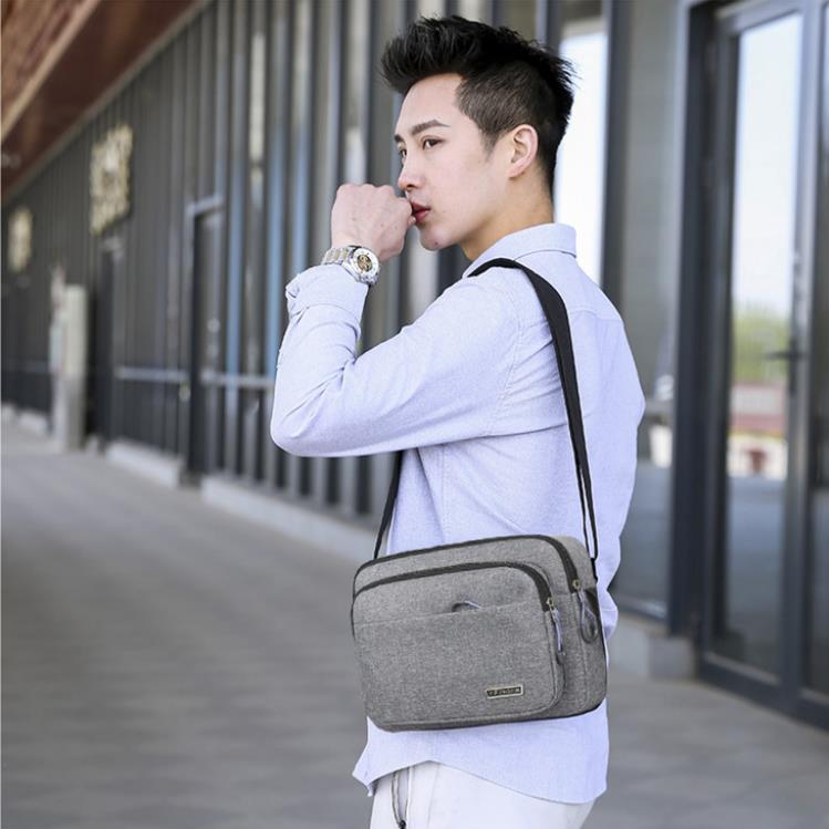 Men's diagonal cross bag, single shoulder commuting cloth bag, men's bag, winter fashion backpack, men's bag