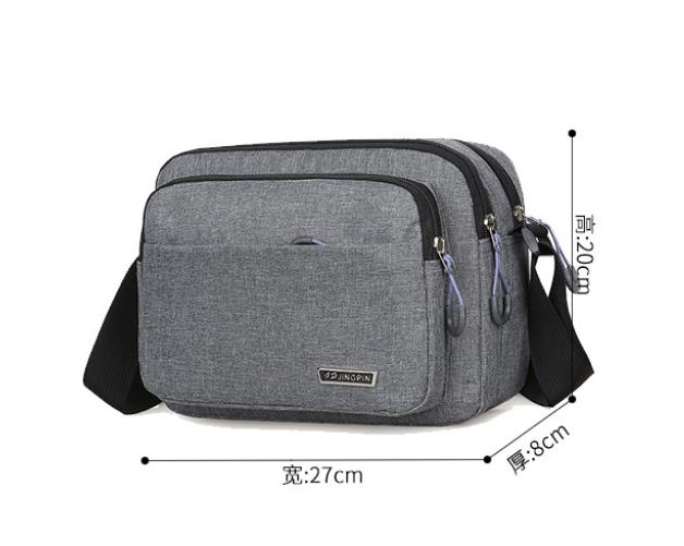 Men's diagonal cross bag, single shoulder commuting cloth bag, men's bag, winter fashion backpack, men's bag