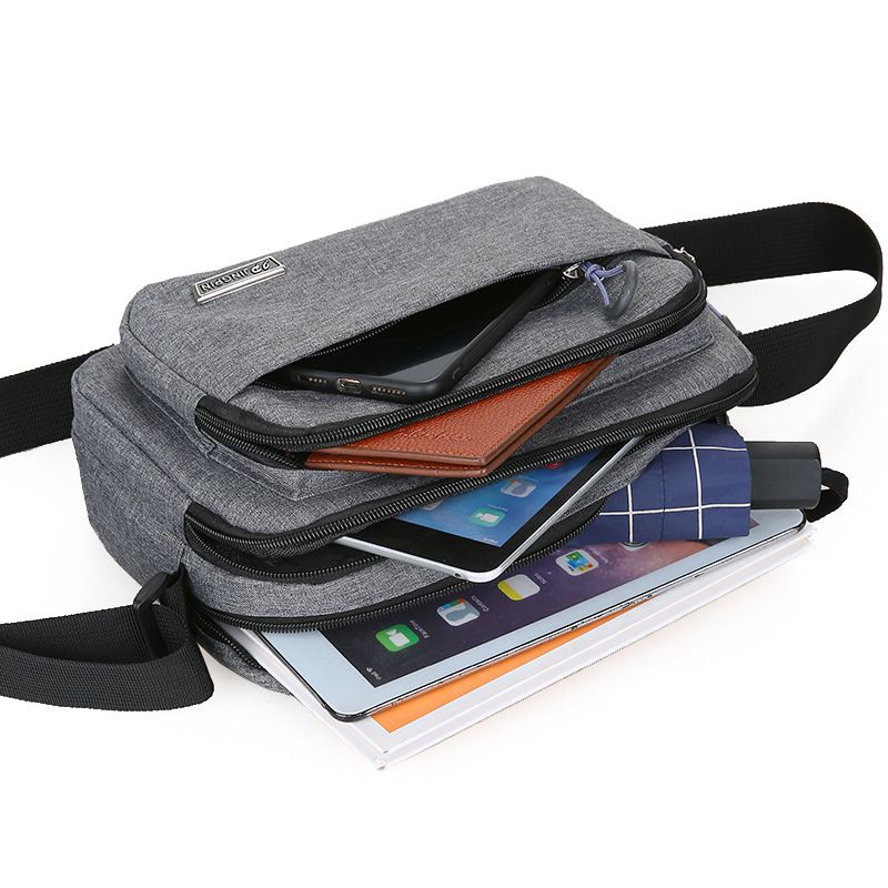 Men's diagonal cross bag, single shoulder commuting cloth bag, men's bag, winter fashion backpack, men's bag