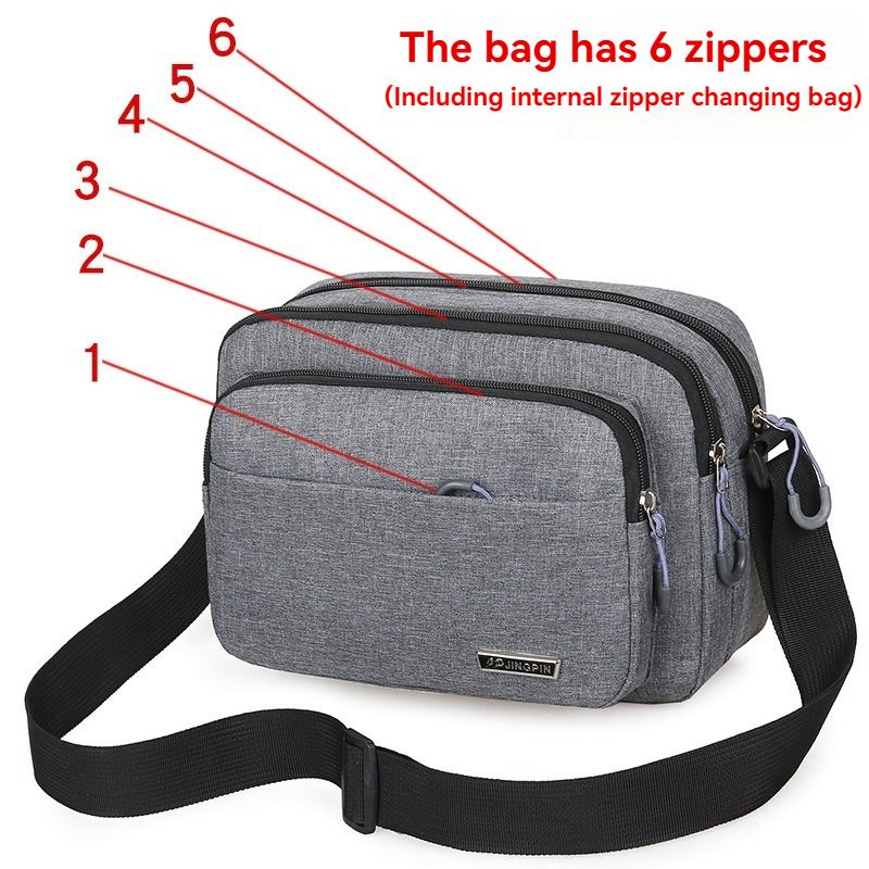 Men's diagonal cross bag, single shoulder commuting cloth bag, men's bag, winter fashion backpack, men's bag