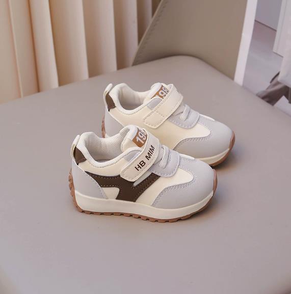Spring and Autumn Baby Soft soled Non slip Sneakers Sneakers, Breathable Sneakers for Boys and Girls Aged 1 to 3, Baby Shoes
