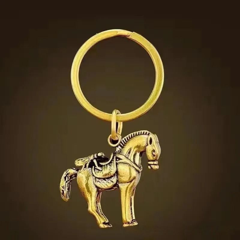 New Retro Win Now Wealth Attraction Keychain Fashion Accessories Keychain Bag Pendant Couple Accessories