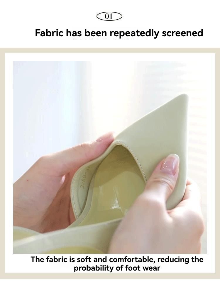Women's comfortable and durable high heels sandals women's banquet single shoes toe sandals pointed high heels women's shoes