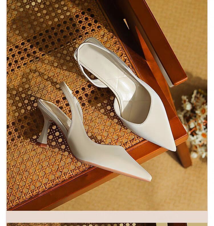 Women's comfortable and durable high heels sandals women's banquet single shoes toe sandals pointed high heels women's shoes