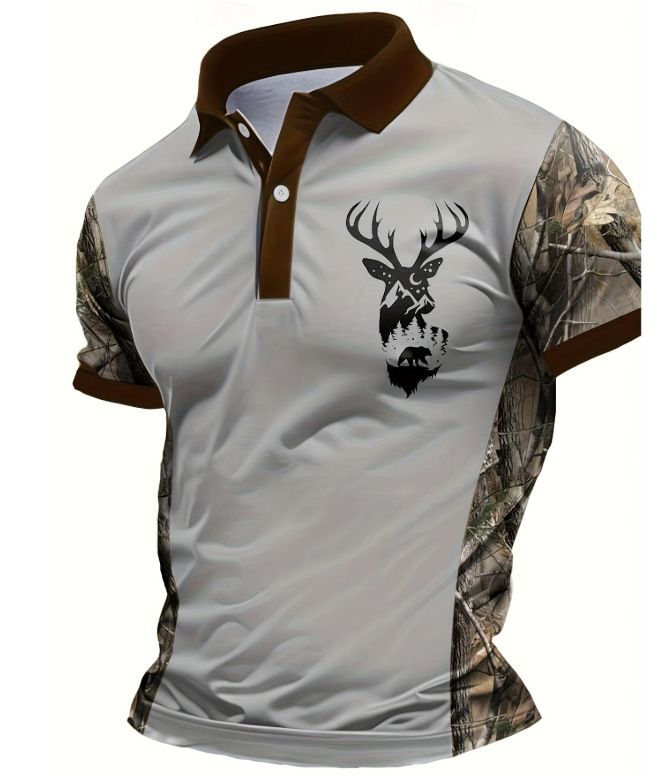Summer men's breathable and moisture wicking shirt, short sleeved zipper polo shirt, short sleeved polo shirt, collar shirt, business casual men's clothing