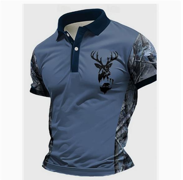 Summer men's breathable and moisture wicking shirt, short sleeved zipper polo shirt, short sleeved polo shirt, collar shirt, business casual men's clothing
