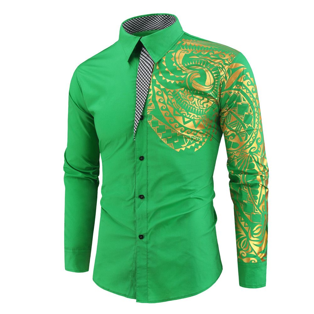 New Arrival: Men’s Summer Long-Sleeve Shirt – Fashionable Retro Print Long-Sleeve Shirt