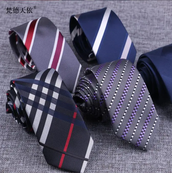 Men's Formal Business Tie, 6cm, Groom's Wedding Tie, Herringbone, British Style