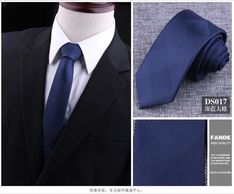 Men's Formal Business Tie, 6cm, Groom's Wedding Tie, Herringbone, British Style