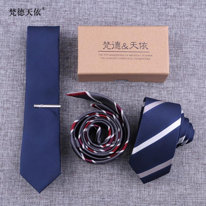 Men's Formal Business Tie, 6cm, Groom's Wedding Tie, Herringbone, British Style