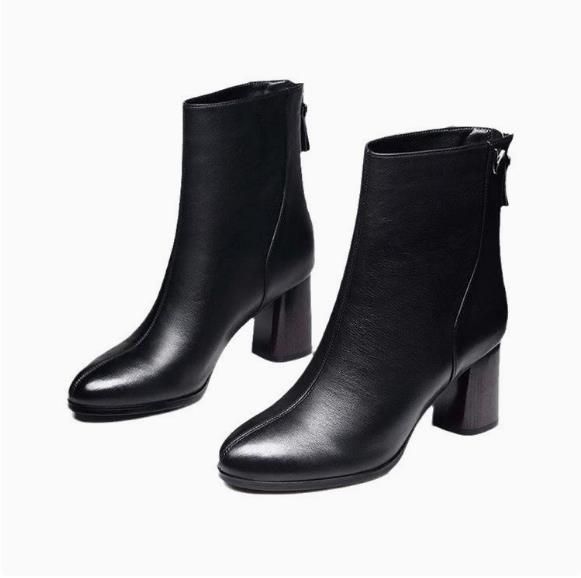 New Arrival: Women's Fashionable High-Heeled Ankle Boots, Women's Short Boots, Women's Footwear