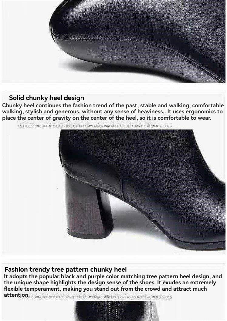 New Arrival: Women's Fashionable High-Heeled Ankle Boots, Women's Short Boots, Women's Footwear